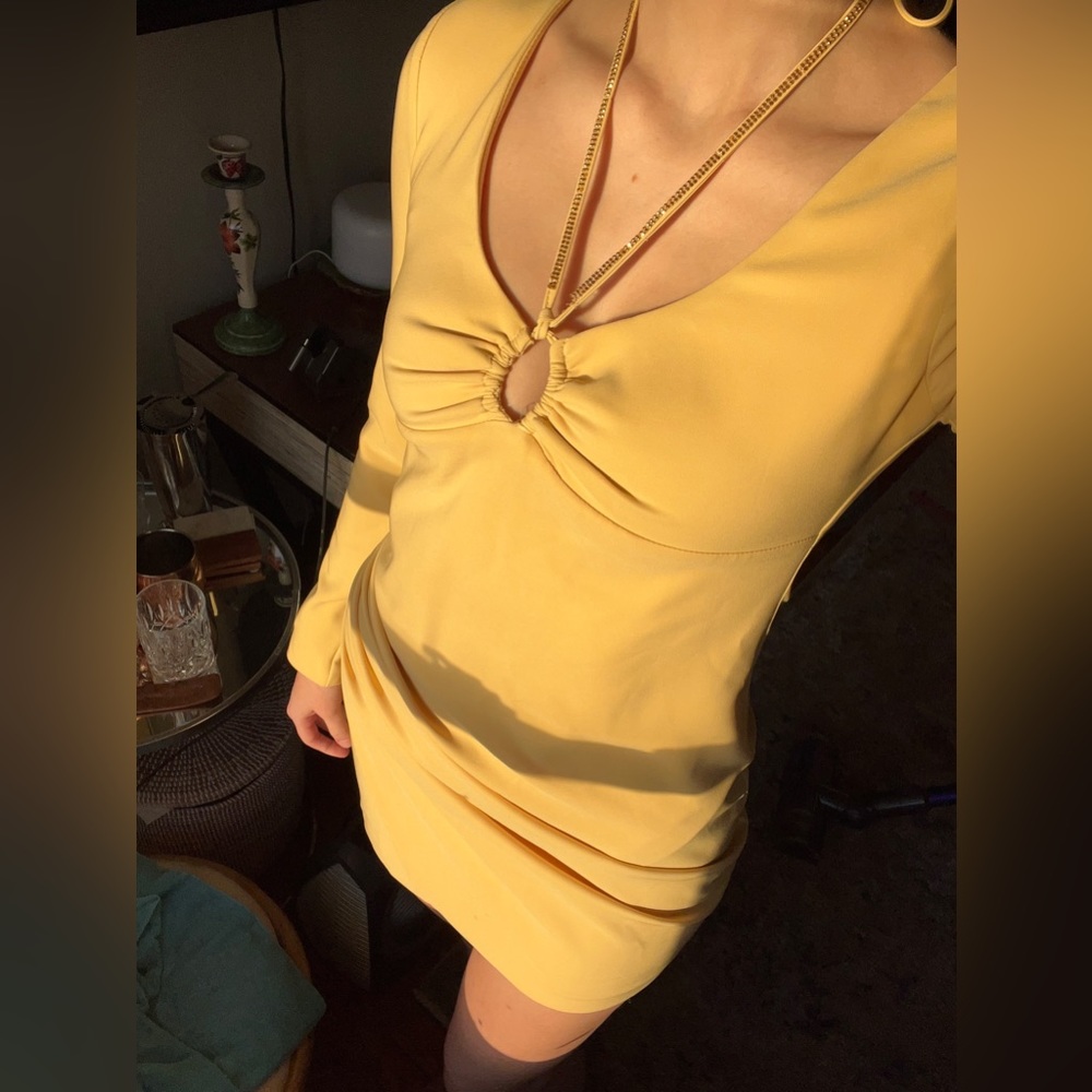 New with Tags ZARA yellow dress